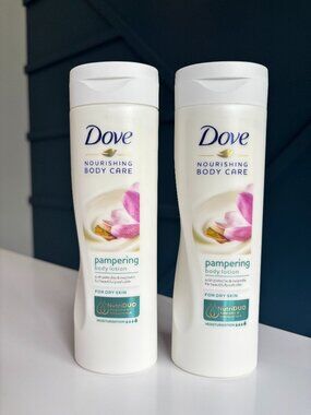 *2 PACK*  Rare Dove Nutri Duo Pampering Body Lotion 250ml Pistachio & Magnolia